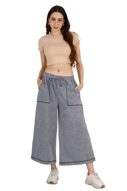 Women's Gray Tailored Trouser