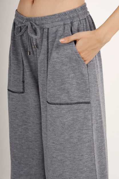 Women's Gray Tailored Trouser