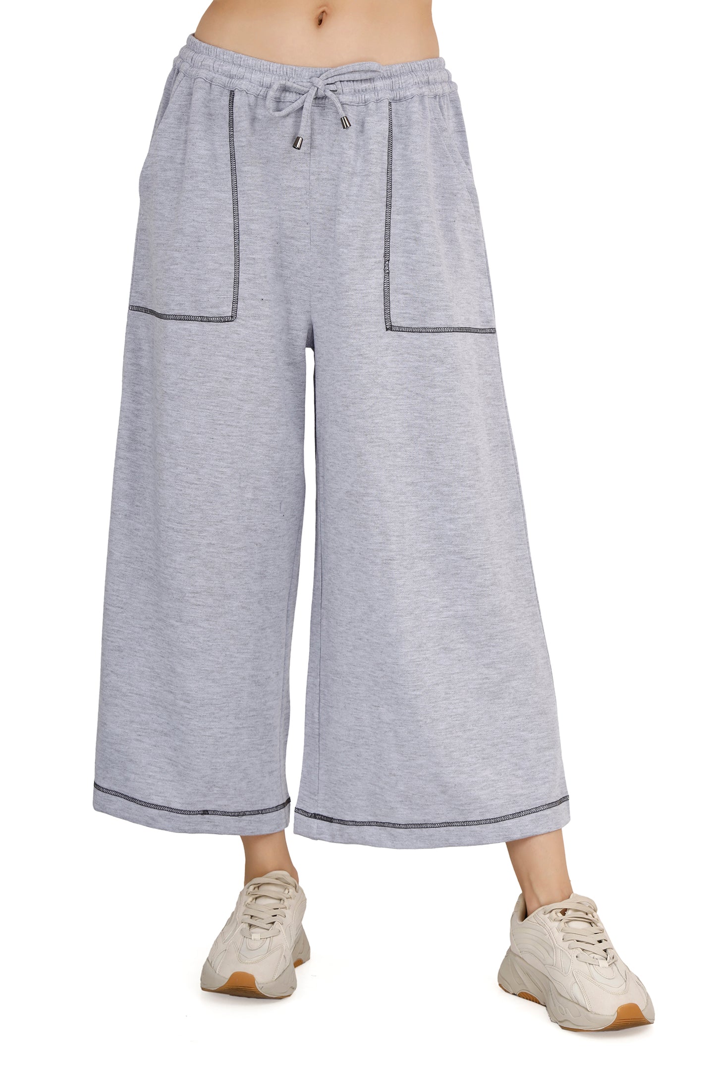 Women's Light Gray Tailored Trouser