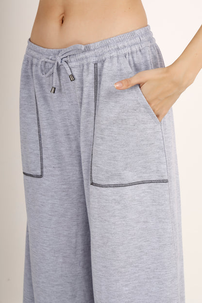 Women's Light Gray Tailored Trouser