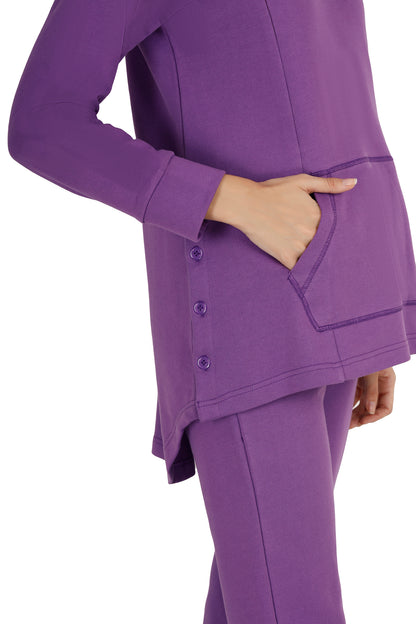 Women's Purple Maternity Coord Set