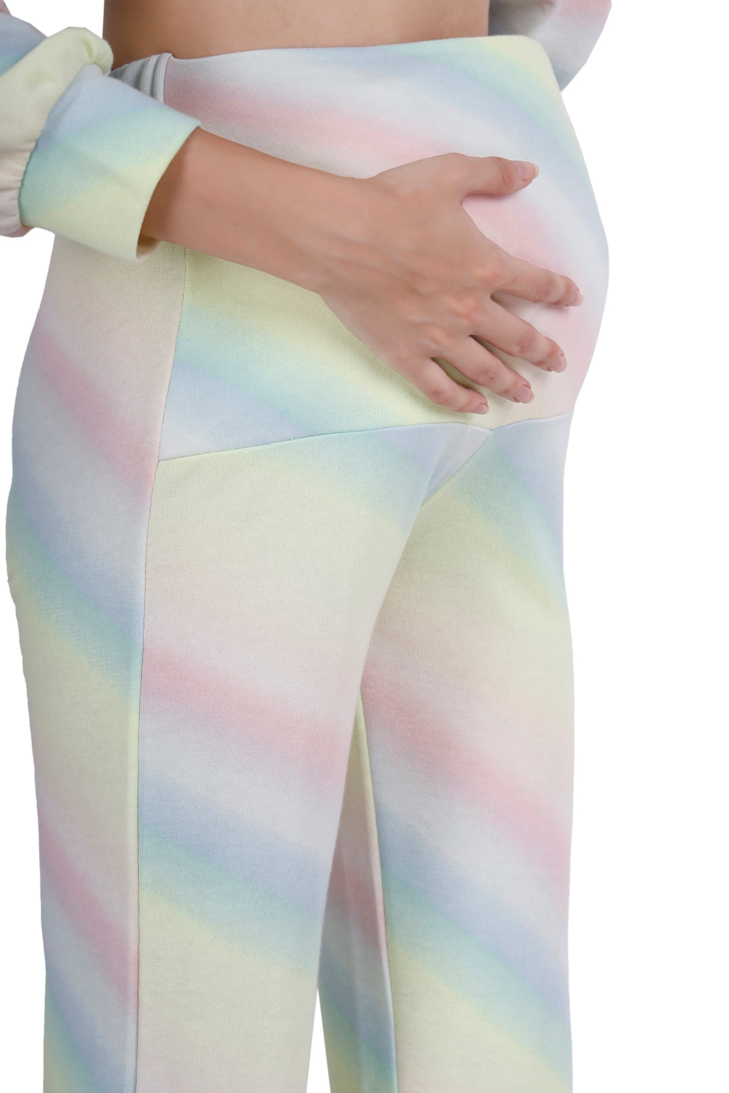 Women's Multi-Colored Maternity Coord Set