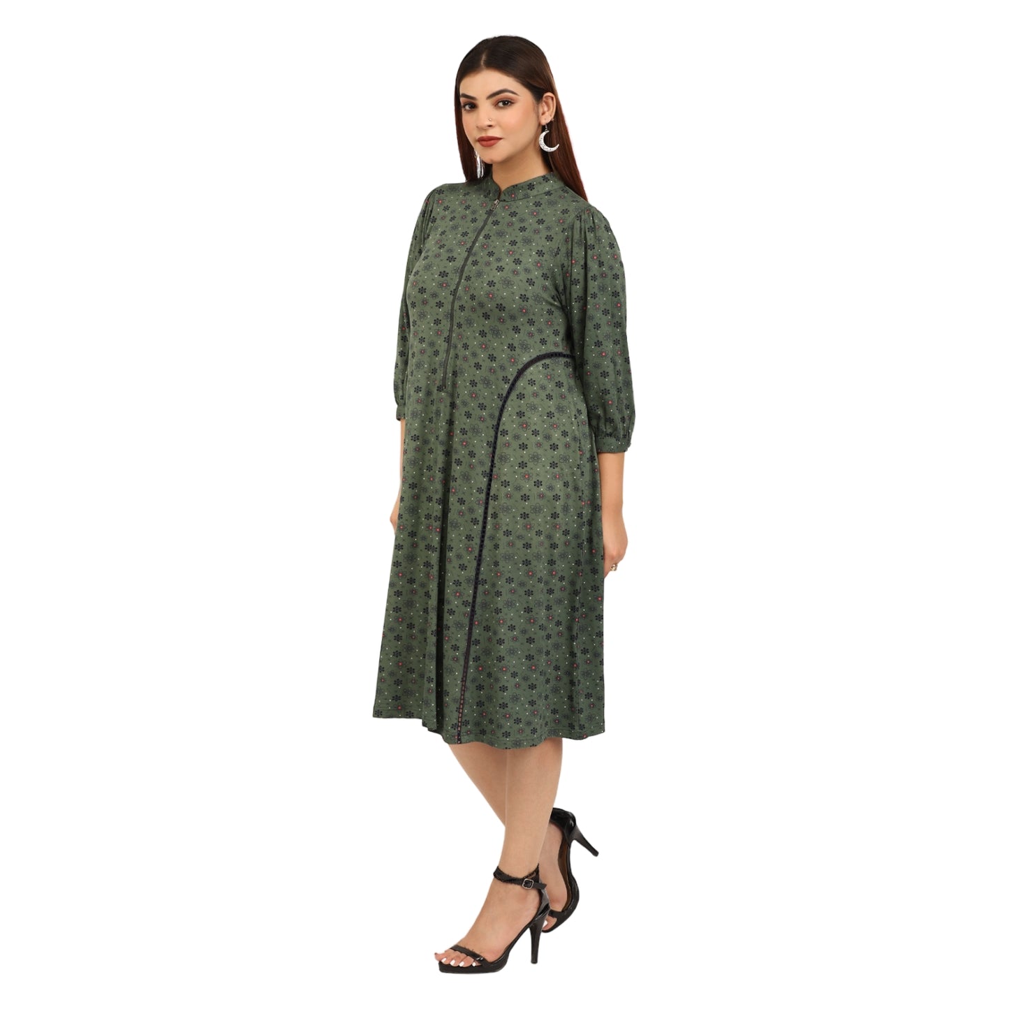 The Duo - Green Floral Dress