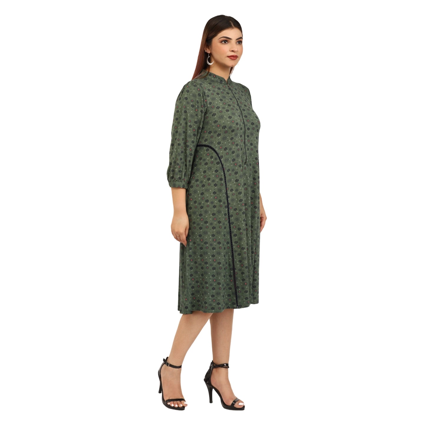 The Duo - Green Floral Dress