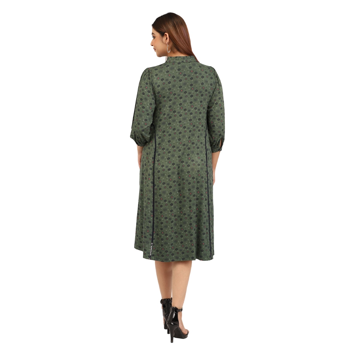 The Duo - Green Floral Dress