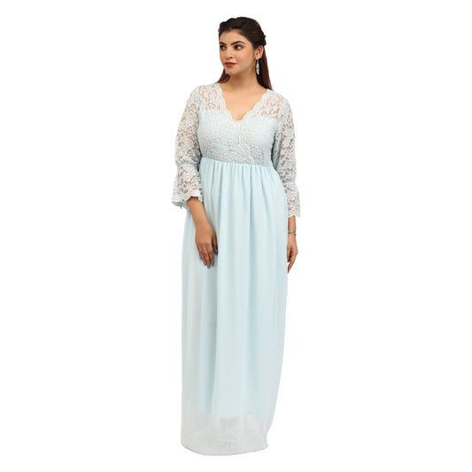 Delightful Mist - Maternity Gown