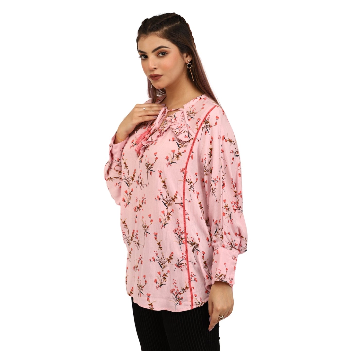 Floral Butterfly - Maternity Top