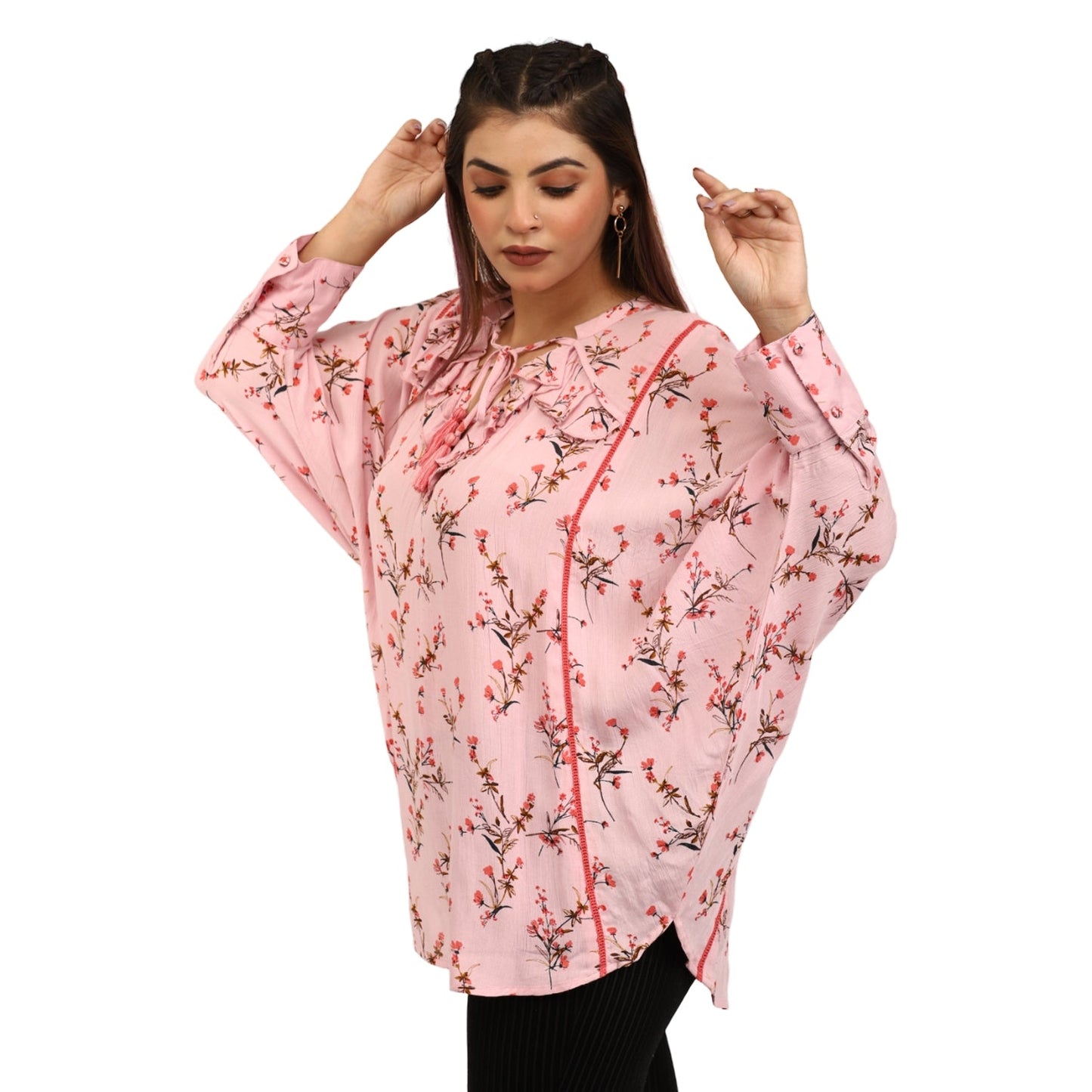 Floral Butterfly - Maternity Top