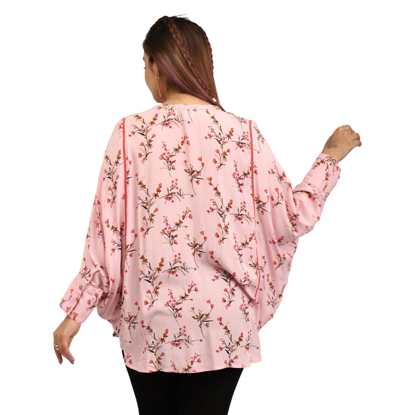 Floral Butterfly - Maternity Top